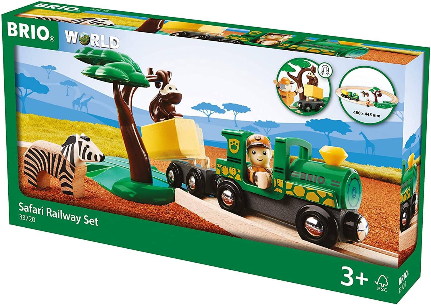 BRIO Ensemble ferroviaire Safari
