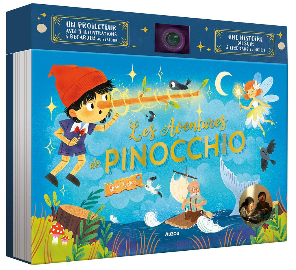 Livre-projecteur - Les aventures de Pinocchio-Auzou-Boutique LeoLudo