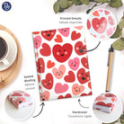 Cahier de notes - Coeurs sourires -Art & bricolage- Boutique LeoLudo -PBI