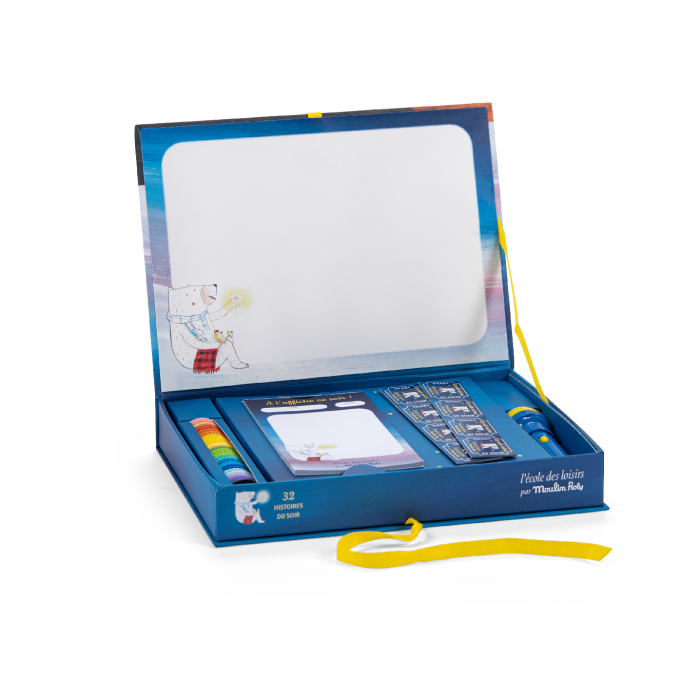 Coffret cinéma L'école des loisirs: 32 histoires du soir-Moulin Roty-Boutique LeoLudo