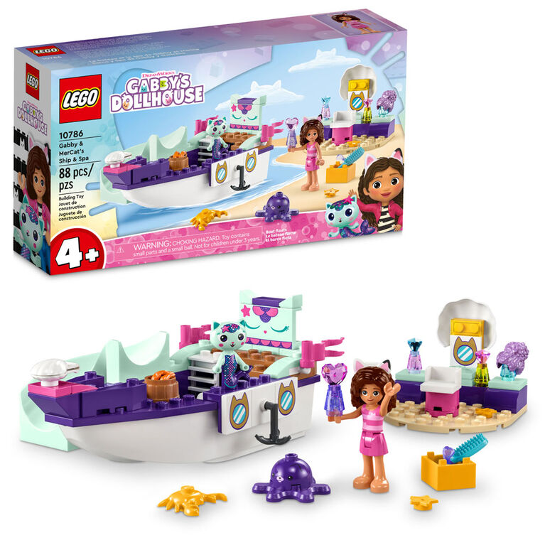 Le bateau et le spa de Gabby et Marine (88 pcs)-LEGO-Boutique LeoLudo