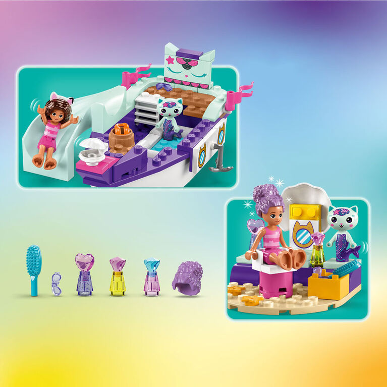 Le bateau et le spa de Gabby et Marine (88 pcs)-LEGO-Boutique LeoLudo