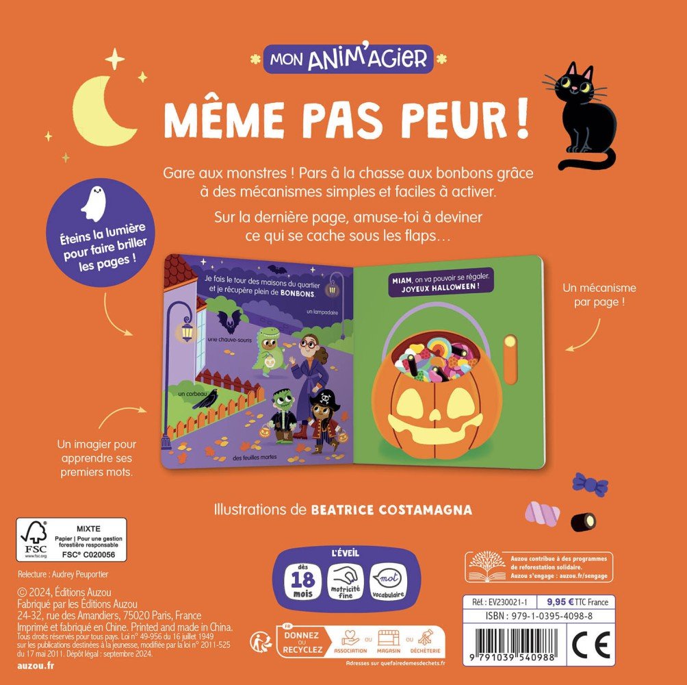 Mon Anim'agier - L'HalloweenLivres d'éveil - Boutique LeoLudo
