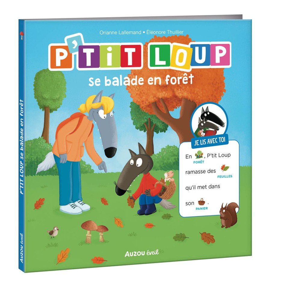 P'tit Loup se balade en forêt Livres- Boutique LeoLudo