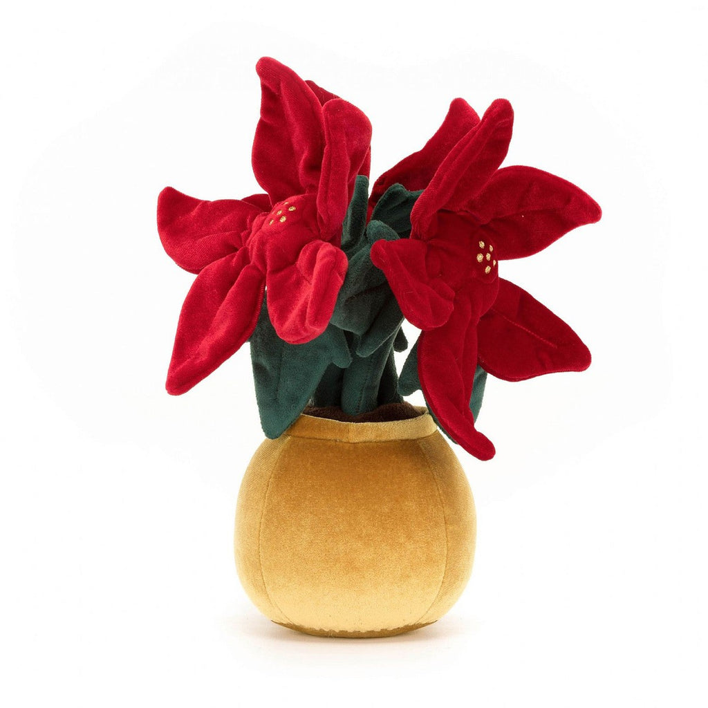 Peluche - Pot de fleurs Poinsettia Amuseable (9")-Jellycat-Boutique LeoLudo