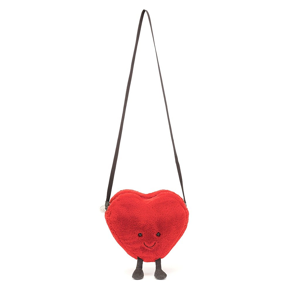 Sac bandoulière Coeur rouge Amuseable-Jellycat-Boutique LeoLudo