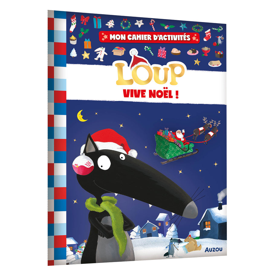 Mon cahier d'activités Loup: vive Noël !-Auzou-Boutique LeoLudo