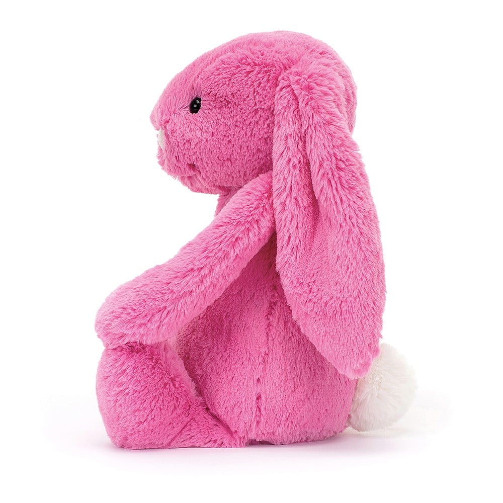 Peluche Bashful Bunny - Rose vif (12")-Jellycat-Boutique LeoLudo