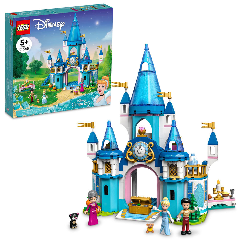 Le château de Princesse Cendrillon et Prince Charmant (365 pcs.)-LEGO-Boutique LeoLudo