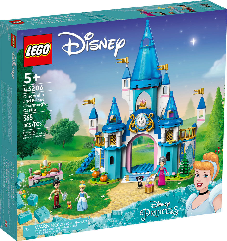 Le château de Princesse Cendrillon et Prince Charmant (365 pcs.)-LEGO-Boutique LeoLudo