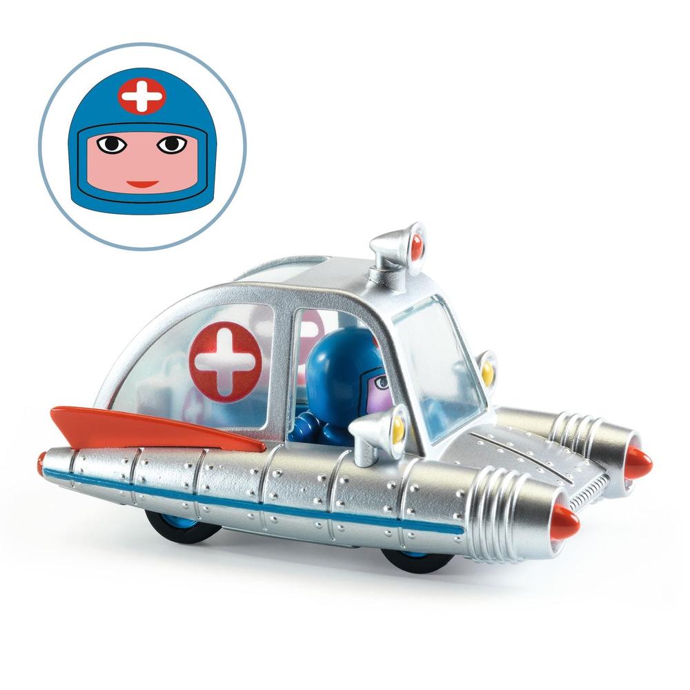 Crazy Motors - Space ambulance Véhicules de jeu- Boutique LeoLudo