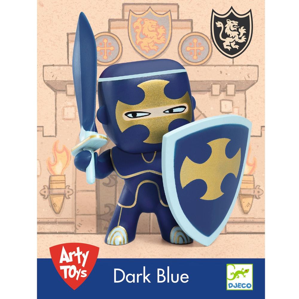 Figurine Arty Toys - Dark Blue Knight Figurines- Boutique LeoLudo