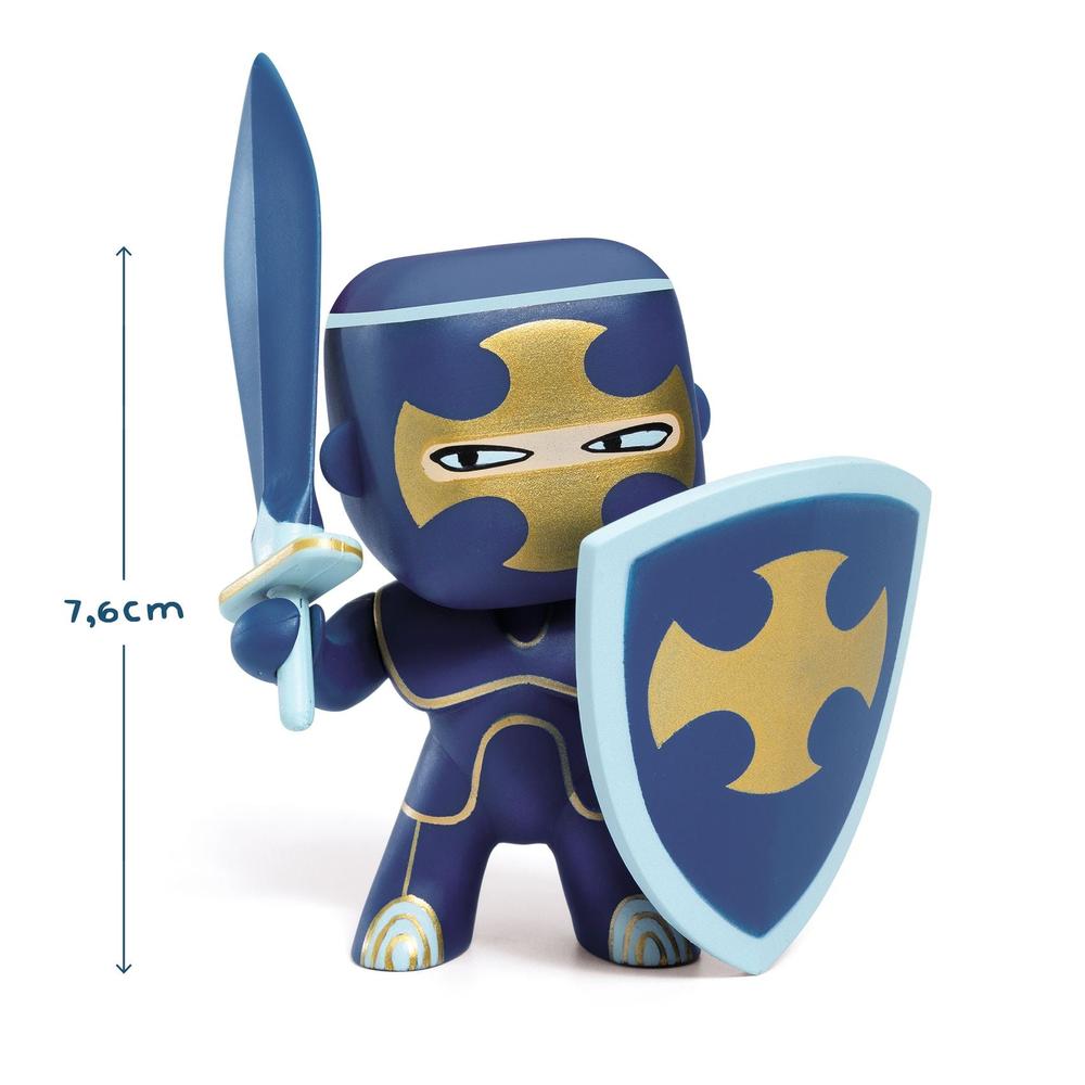Figurine Arty Toys - Dark Blue Knight Figurines- Boutique LeoLudo