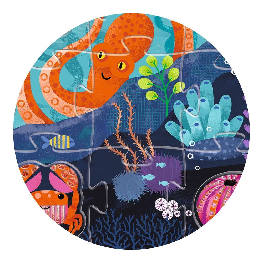 Puzzle géant Tactilo Mer (32 pcs) -Casse-têtes- Boutique LeoLudo -