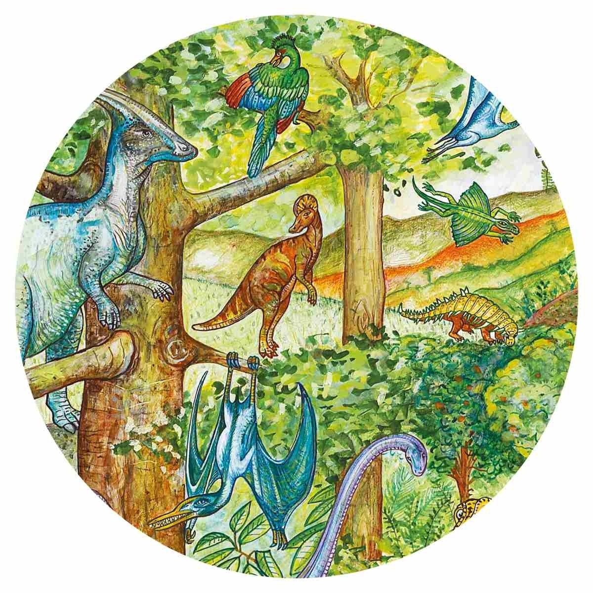 Puzzle observation - Dinosaures (100 pcs) -Casse-têtes- Boutique LeoLudo-Djeco