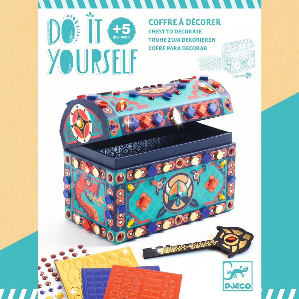 Coffre à décorer DIY - Super trésor Art & bricolage- Boutique LeoLudo