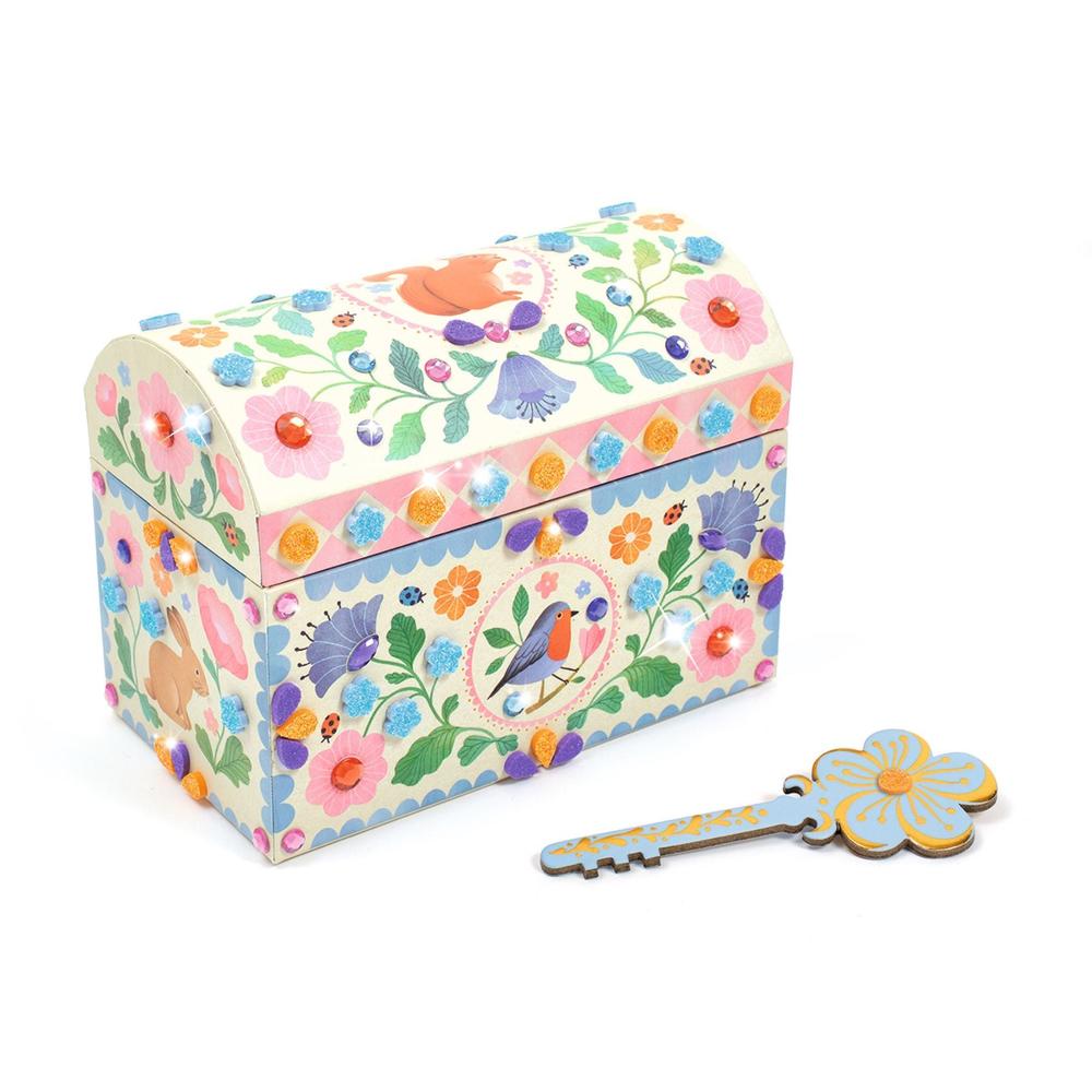 Coffre à décorer DIY - Précieux trésors Art & bricolage- Boutique LeoLudo