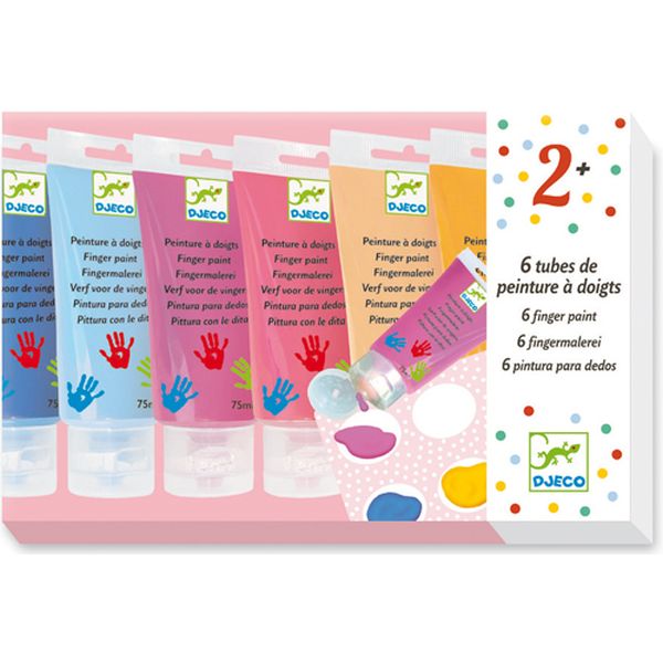 Tubes (6) de peinture à doigts - Sweet - Art & bricolage - Boutique LeoLudo - Djeco