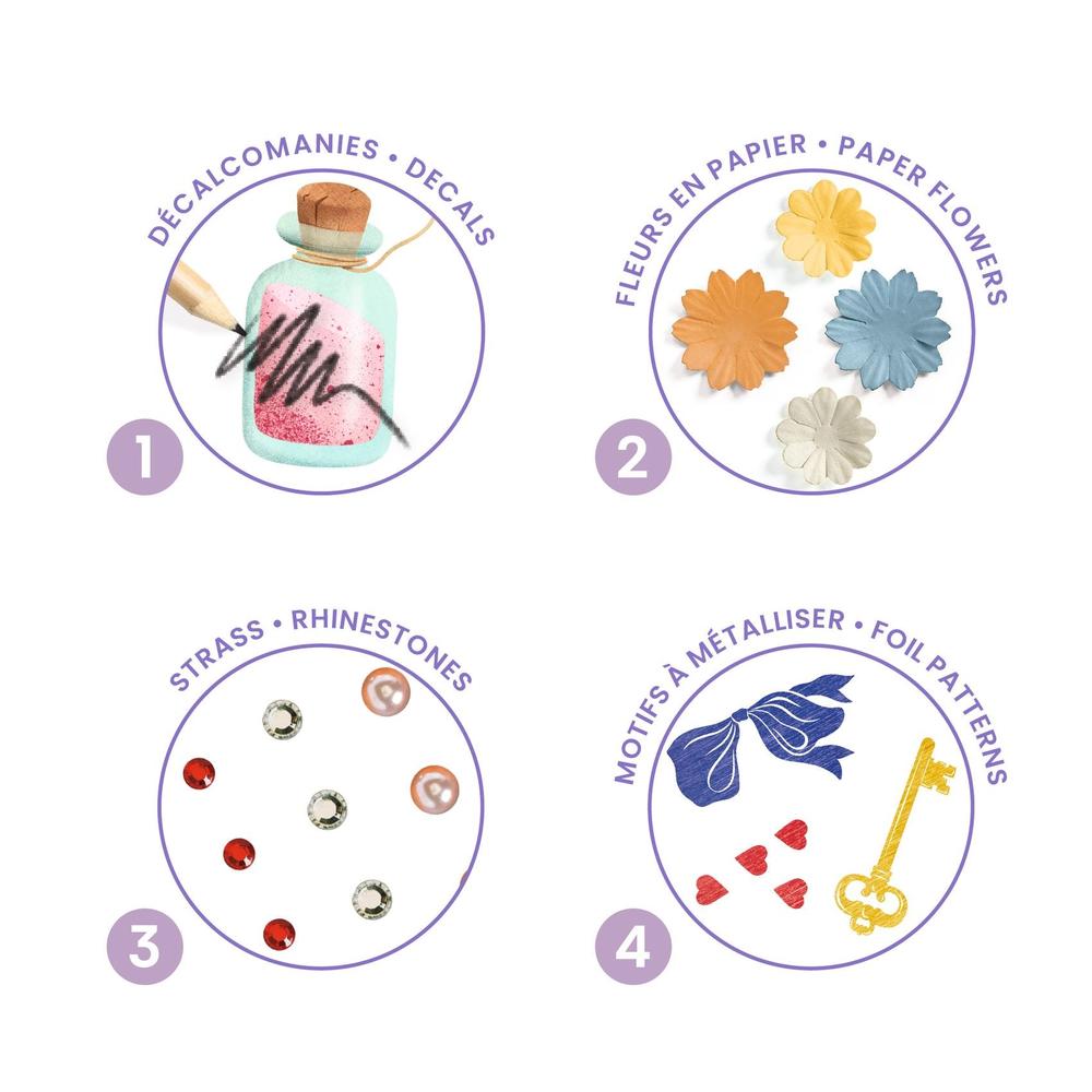 Conte à décorer - Au pays des merveilles -Art & bricolage- Boutique LeoLudo-Djeco