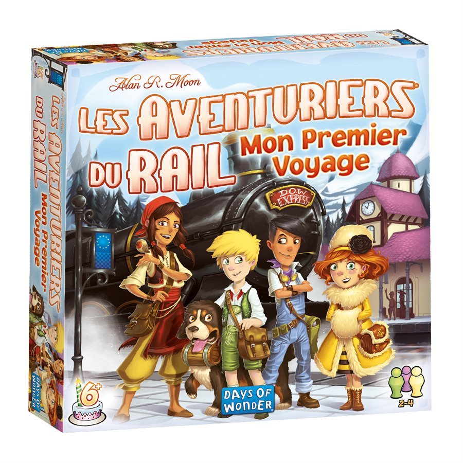 Les aventuriers du rail - Mon premier voyage - Europe-Days of Wonder-Boutique LeoLudo