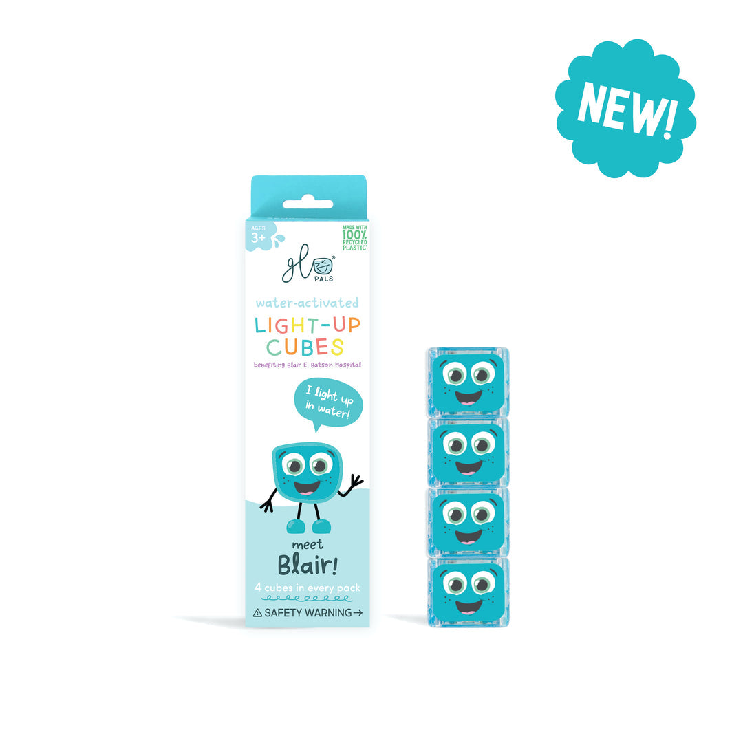 Cubes lumineux pour le bain Glo Pals (paquet de 4)Jouets de bain# - Boutique LeoLudo