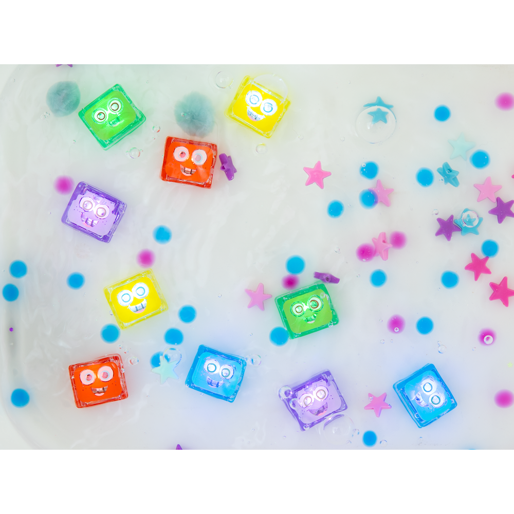 Cubes lumineux pour le bain Glo Pals (paquet de 4)Jouets de bain# - Boutique LeoLudo