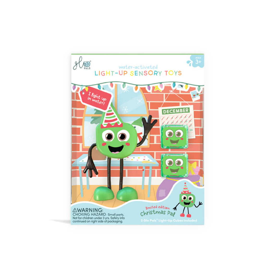 Personnage + cubes lumineux pour le bain - Copain de Noël-Glo Pals-Boutique LeoLudo