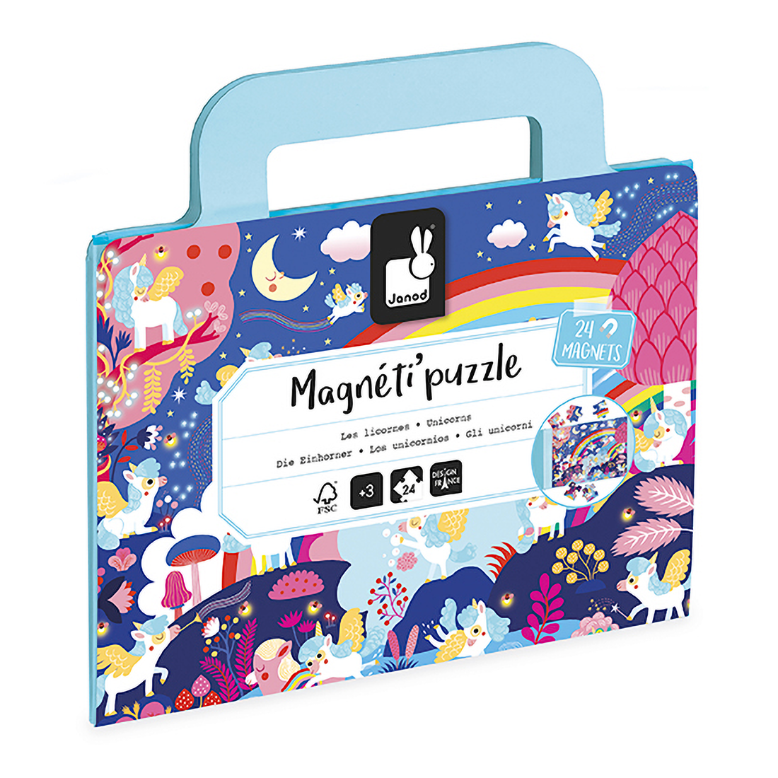 Magnéti'puzzles Licornes - Janod