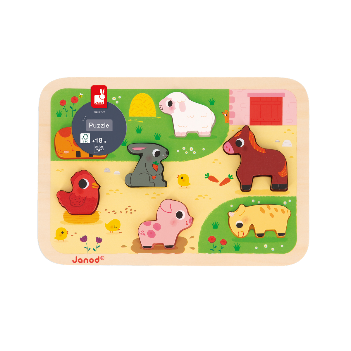 Puzzle Chunky - Jeu Ferme Amusant Casse-têtes- Boutique LeoLudo