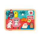Chunky Puzzle - Les animaux domestiques-Janod-Boutique LeoLudo
