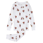 Ensemble pyjama Blanc Cassé (2-7) (2) - motif Santa