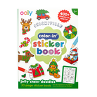 Cahier d'autocollants à colorier Stickiville - Jolly Cheer Doodles - OOLY - Boutique LeoLudo