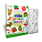 Cahier d'autocollants à colorier Stickiville - Jolly Cheer Doodles - OOLY - Boutique LeoLudo