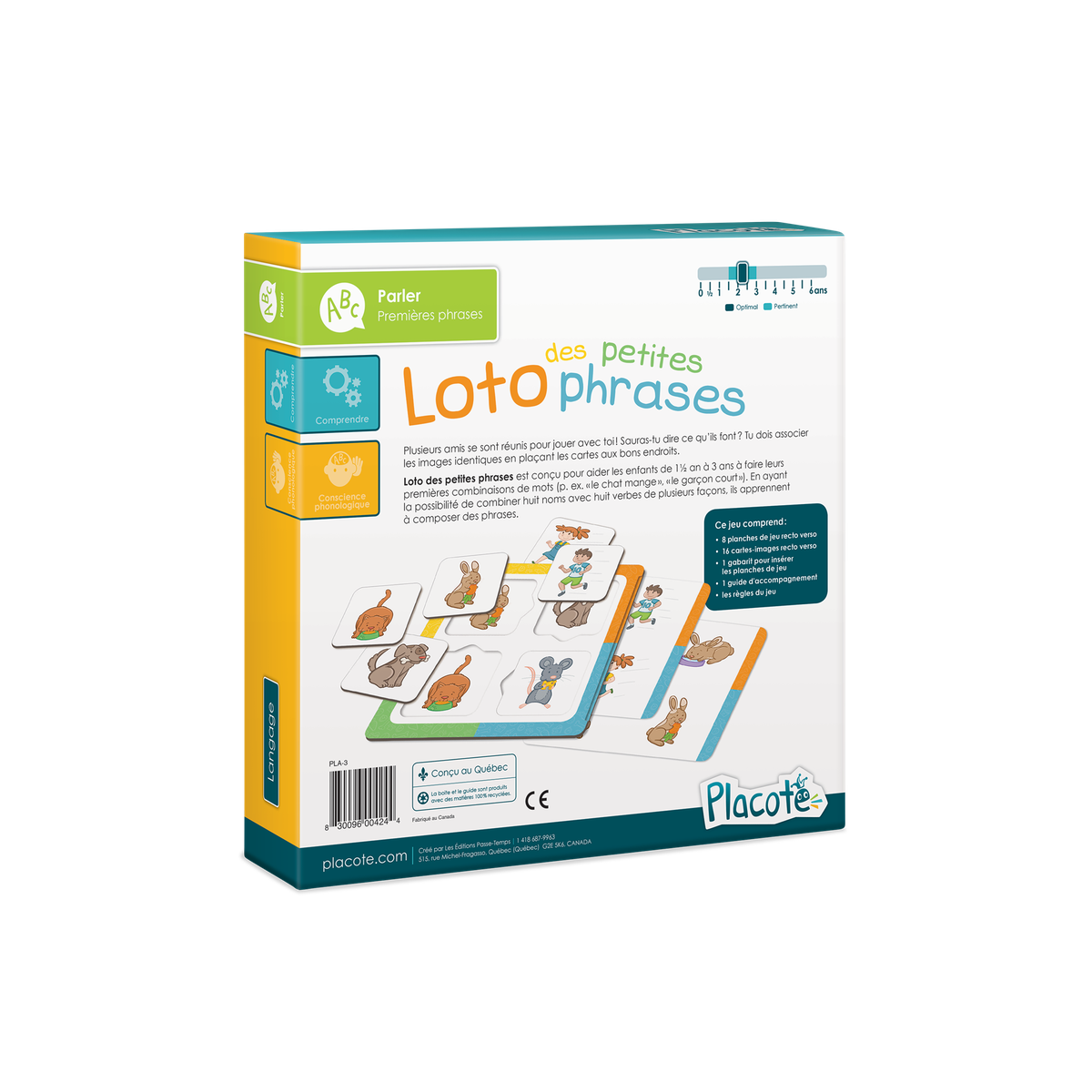 Loto des petites phrases-Placote-Boutique LeoLudo