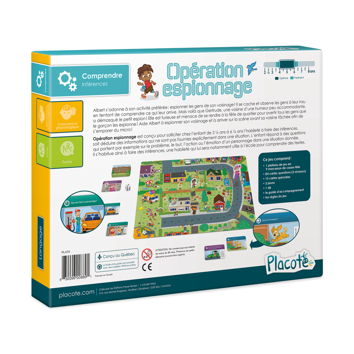 Opération espionnage-Placote-Boutique LeoLudo