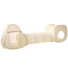 Ensemble 3-en-1 tentes et tunnel de jeu - Terrazzo beige - 3 Sprouts - Boutique LeoLudo