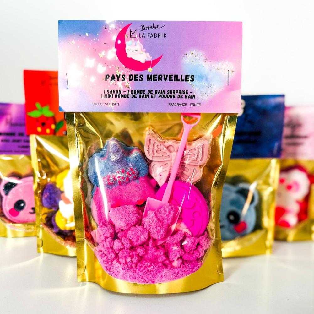 Sachet découverte - Pays des merveilles Pour le bain- Boutique LeoLudo