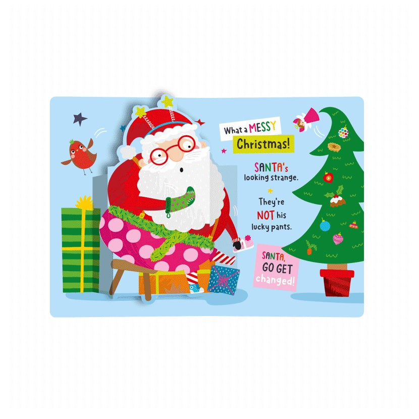 Livre anglais - Pop-Up! Messy Christmas - Livres d'éveil - Make Believe Ideas - Boutique LeoLudo