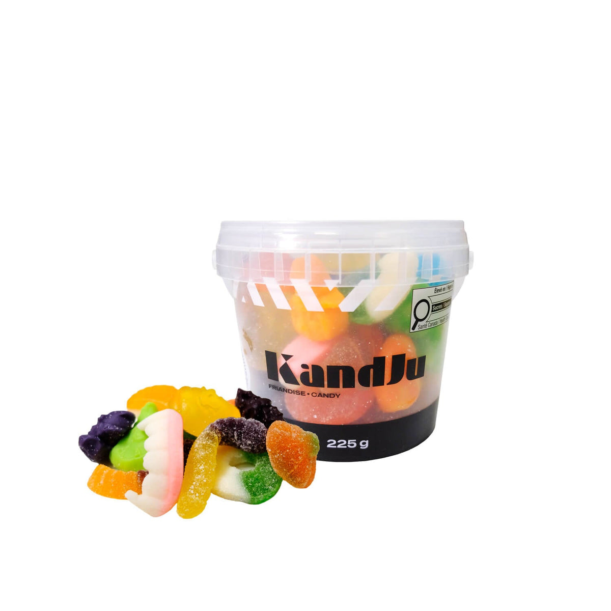 Mini seau de bonbons mélange Halloween (225 g) - KandJu - Boutique LeoLudo