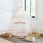 Tente de jeu château en tissu recyclé - Terrazzo beige - 3 Sprouts - Boutique LeoLudo