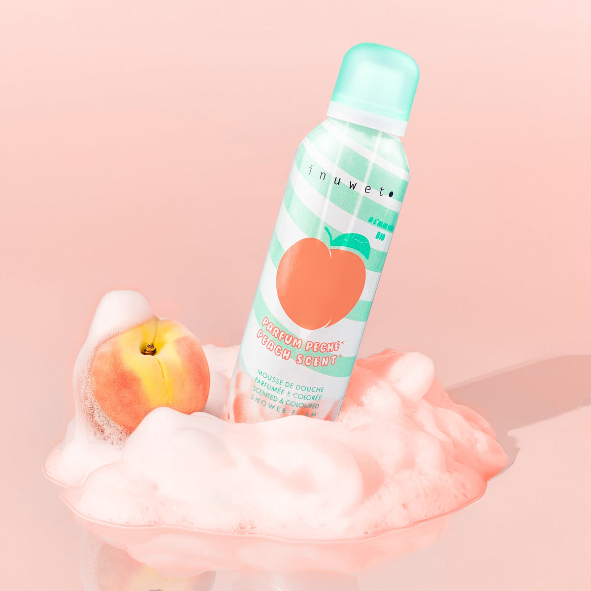 Mousse de douche Pêche - ambiance