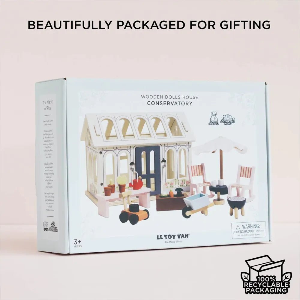Accessoires pour maison de poupée: Serre et jardin – Conservatory Playset - Accessoires de maison de poupées - Boutique LeoLudo - Le Toy Van
