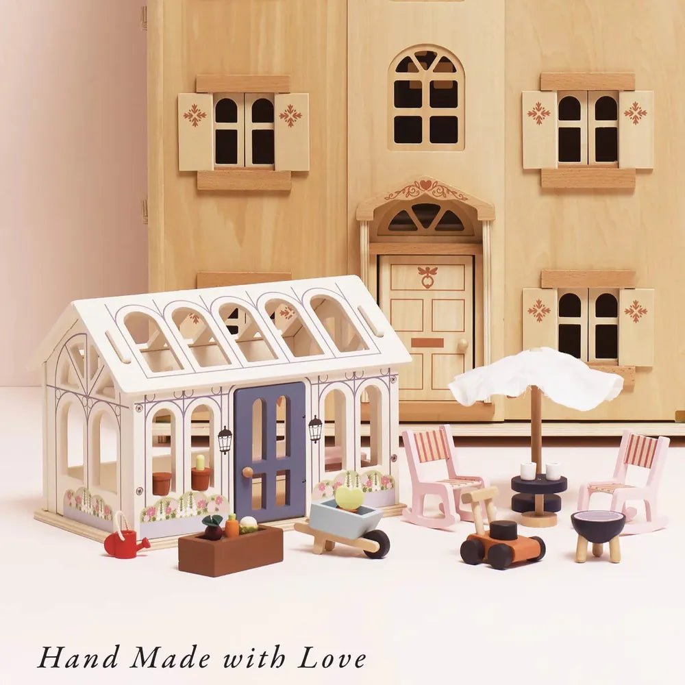 Accessoires pour maison de poupée: Serre et jardin – Conservatory Playset - Accessoires de maison de poupées - Boutique LeoLudo - Le Toy Van