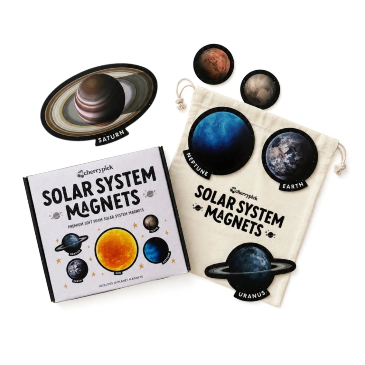 Aimants du système solaire – Ensemble de 10 grands aimants -Jeux magnétiques- Boutique LeoLudo-Cherrypick