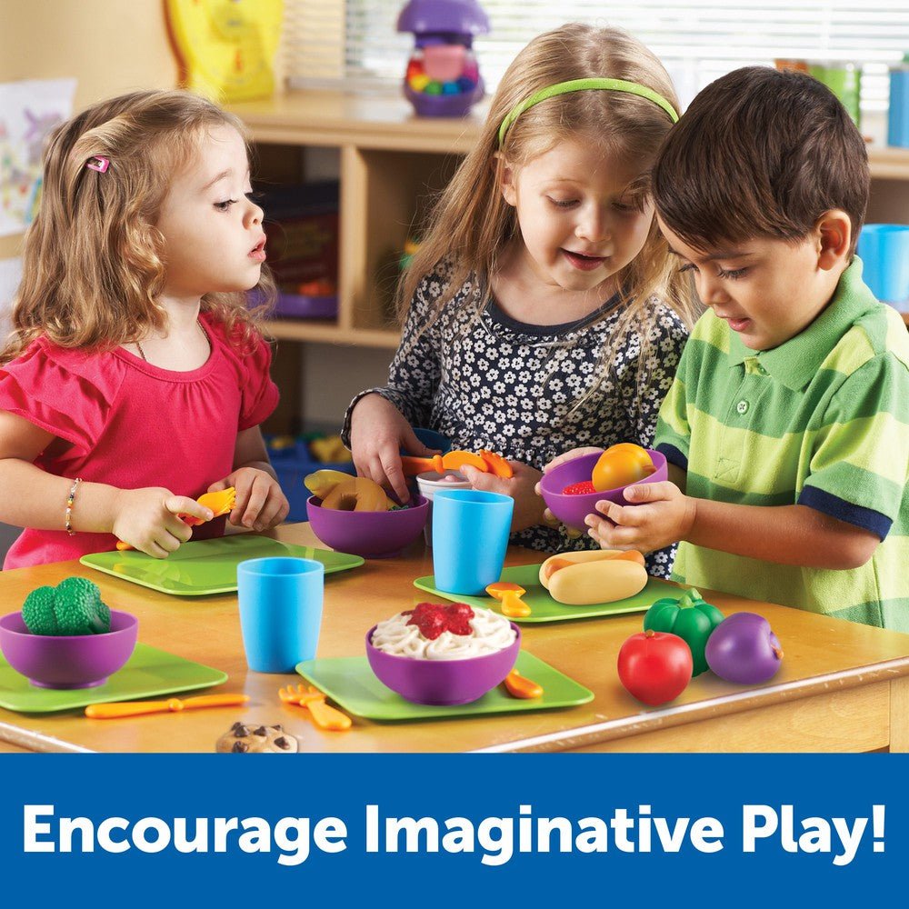 Aliments de jeu New Sprouts pour salle de classe (100 pcs) - Jouets d'imitation - Boutique LeoLudo - Learning Resources
