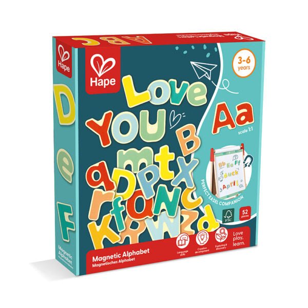 Alphabet magnétique en bois - Jeux éducatifs - Boutique LeoLudo - Hape