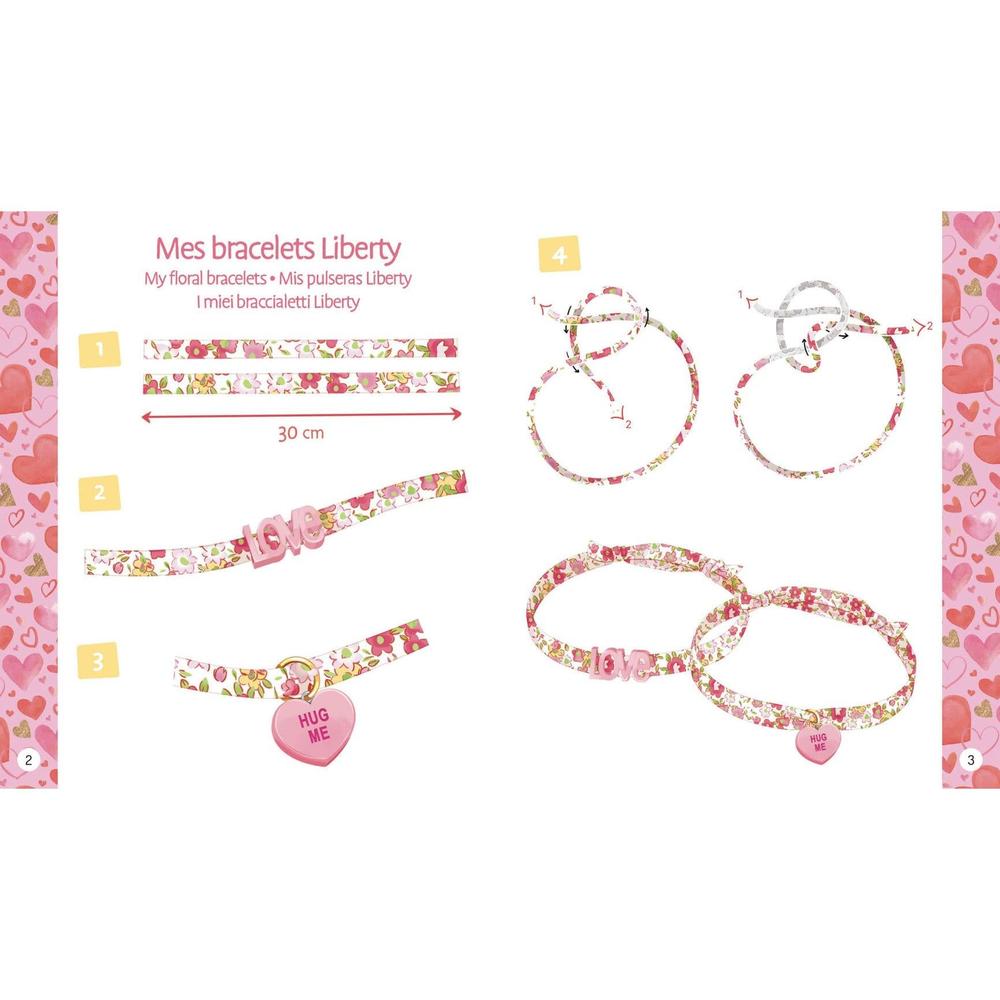 Kit de fabrication de bracelets - Mes jolis bijoux amour Art & bricolage- Boutique LeoLudo