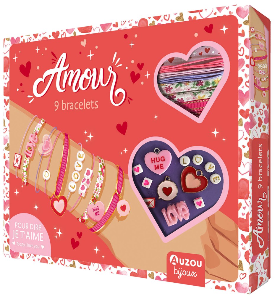 Kit de fabrication de bracelets - Mes jolis bijoux amour Art & bricolage- Boutique LeoLudo
