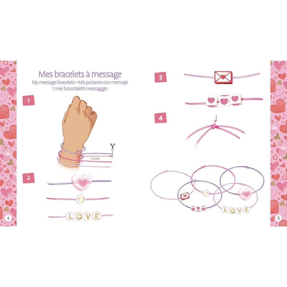 Kit de fabrication de bracelets - Mes jolis bijoux amour Art & bricolage- Boutique LeoLudo