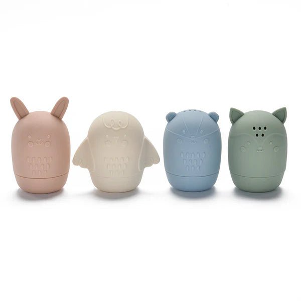 Animaux gicleurs d'eau en silicone - Jouets de bain - Boutique LeoLudo - noüka